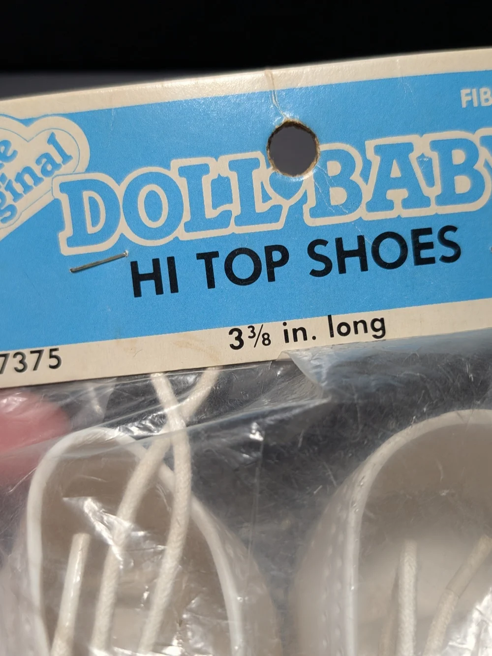 Vintage Cabbage Patch Kids Doll Lace Up Shoes Doll Baby, in package Fibre craft